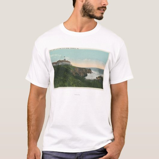 Uitzicht van Bald Head Cliff & Exterior of Cliff H T-shirt (Voorkant)