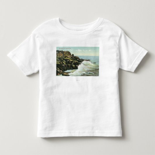 Uitzicht van Bald Head Cliff Kinder Shirts (Voorkant)
