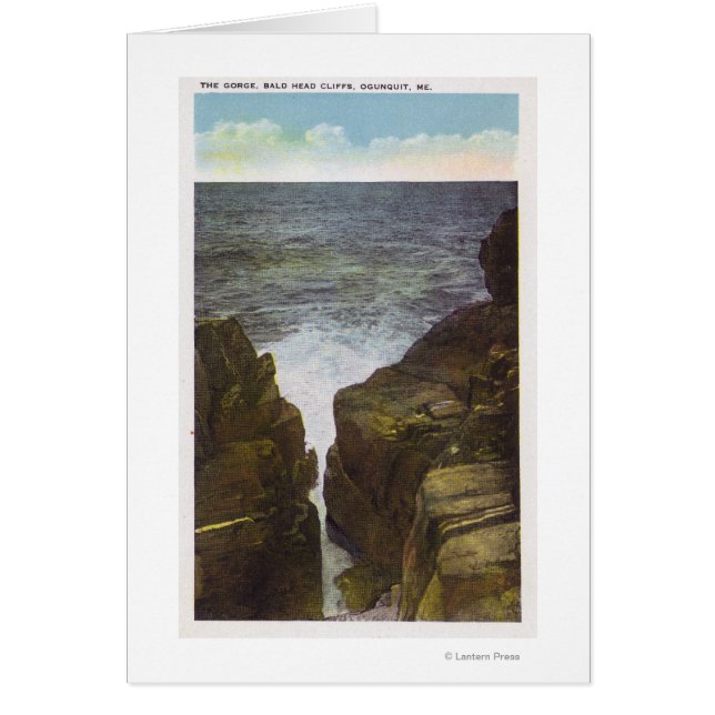 Uitzicht van Bald Head Cliffs, de Gorge (Voorkant)