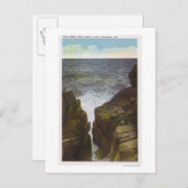 Uitzicht van Bald Head Cliffs, de Gorge Briefkaart (Voorkant / Achterkant)