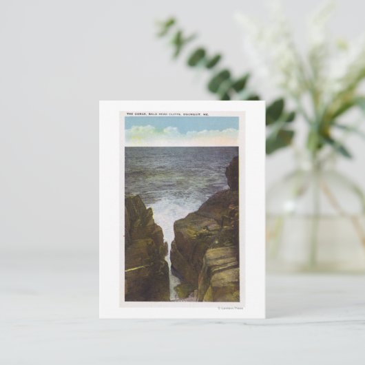 Uitzicht van Bald Head Cliffs, de Gorge Briefkaart (Staand voorkant)