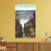Uitzicht van Bald Head Cliffs, de Gorge Canvas Afdruk (Insitu (Woonkamer))