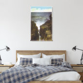 Uitzicht van Bald Head Cliffs, de Gorge Canvas Afdruk (Insitu (Slaapkamer))