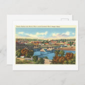  Uitzicht van Bangor, Maine, Briefkaart (Voorkant / Achterkant)