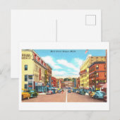  Uitzicht van Bangor, Maine, Briefkaart (Voorkant / Achterkant)