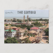 Uitzicht van Banjul in Gambia Briefkaart