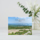 Uitzicht van Bar Harbor Briefkaart (Staand voorkant)
