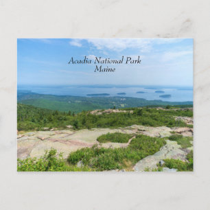 Uitzicht van Bar Harbour Briefkaart