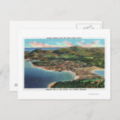 Uitzicht van Bar Harbour en Cadillac Briefkaart (Voorkant / Achterkant)