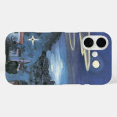 Uitzicht van Barcelona in Night door Walter Gramat Case-Mate iPhone Case (Achterkant (horizontaal))