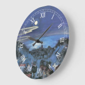 Uitzicht van Barcelona in Night door Walter Gramat Grote Klok (Hoek)