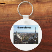 Uitzicht van Barcelona (St.K.) Sleutelhanger (Voorkant)