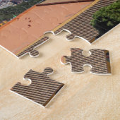 Uitzicht van Barcelona uit de puzzel van Tibidabo Legpuzzel (Zijkant)