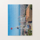 Uitzicht van Barcelona uit de puzzel van Tibidabo Legpuzzel (Verticaal)