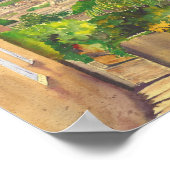 Uitzicht van Bath II Waterverf Print (Hoek)