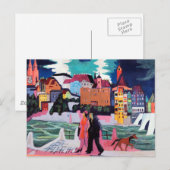 Uitzicht van Bazel en Rijn Briefkaart (Voorkant / Achterkant)