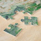 Uitzicht van Bazincourt, Snow - Pissarro Legpuzzel (Zijkant)