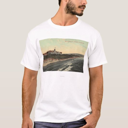Uitzicht van Beach en het hotel Redondo T-shirt (Voorkant)