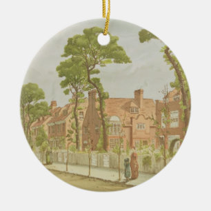 Uitzicht van Bedford Park, 1882 (kleurenlitho) Keramisch Ornament