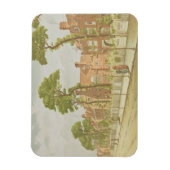 Uitzicht van Bedford Park, 1882 (kleurenlitho) Magneet (Verticaal)