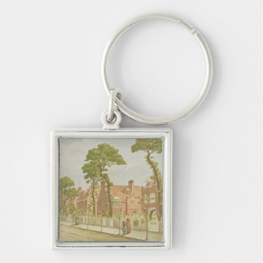Uitzicht van Bedford Park, 1882 (kleurenlitho) Sleutelhanger (Voorkant)