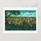 Uitzicht van bedrijfssectie van Cliff Drive Briefkaart (Voorkant)