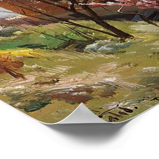 Uitzicht van Bellagio over het Comomeer - 1920 | Poster (Hoek)