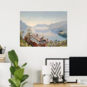 Uitzicht van Bellagio over het Comomeer - 1920 | Poster (Thuiskantoor)