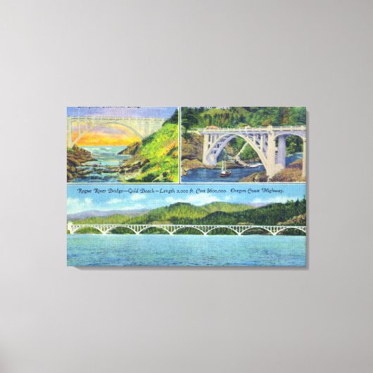 Uitzicht van Ben Jones Canvas Afdruk (Voorkant)