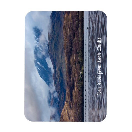 Uitzicht van Ben Nevis, van Loch Linnhe, Scotland  Magneet (Verticaal)
