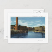 Uitzicht van bepaalde textielheuvels briefkaart (Voorkant / Achterkant)