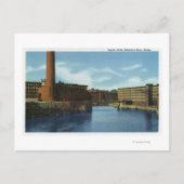 Uitzicht van bepaalde textielheuvels briefkaart (Voorkant)