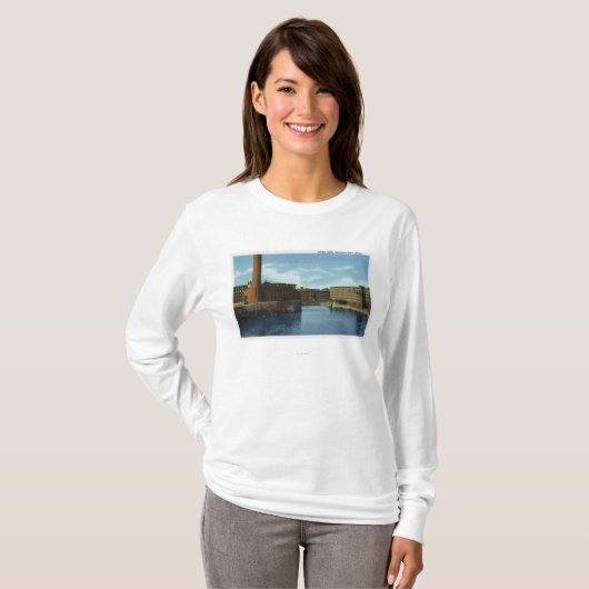 Uitzicht van bepaalde textielheuvels t-shirt (Voorkant volledig)