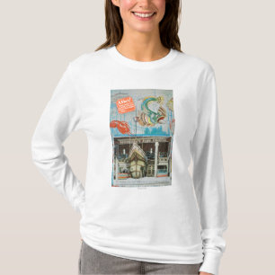 Uitzicht van Bernstein's Fish Grotto met vis T-shirt