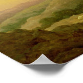 Uitzicht van Bethlehem, 1857 Poster (Hoek)