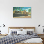 Uitzicht van binnenkomst in de gevangenis van Aubu Canvas Afdruk (Insitu (Slaapkamer))