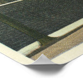 Uitzicht van binnenkomst in de gevangenis van Aubu Poster (Hoek)