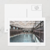 Uitzicht van binnenland van de Napa BathsNapa, CA Briefkaart (Voorkant / Achterkant)