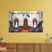 Uitzicht van Binnenlandse Zaken Canvas Afdruk (Insitu (Woonkamer))