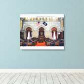 Uitzicht van Binnenlandse Zaken Canvas Afdruk (Insitu (Houten vloer))