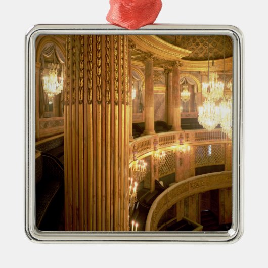 Uitzicht van Binnenlandse Zaken van het Opera Hous Metalen Ornament (Voorkant)