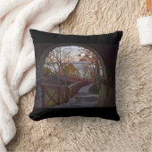 Uitzicht van binnenuit gezien vanuit de Bannerman  Kussen (Deken)