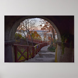 Uitzicht van binnenuit gezien vanuit de Bannerman Poster