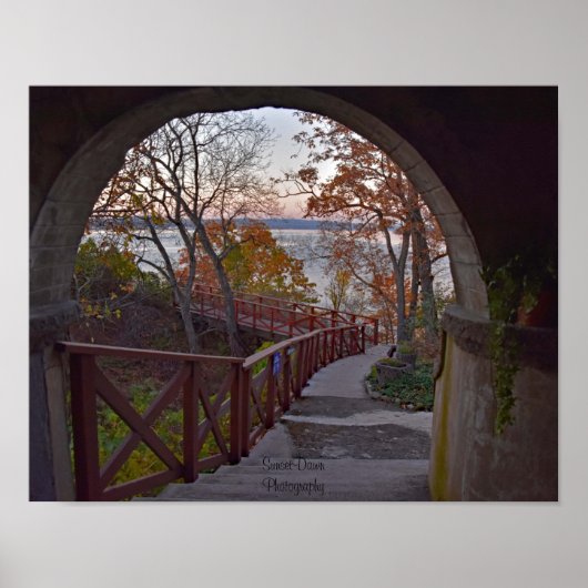 Uitzicht van binnenuit gezien vanuit de Bannerman  Poster (Voorkant)