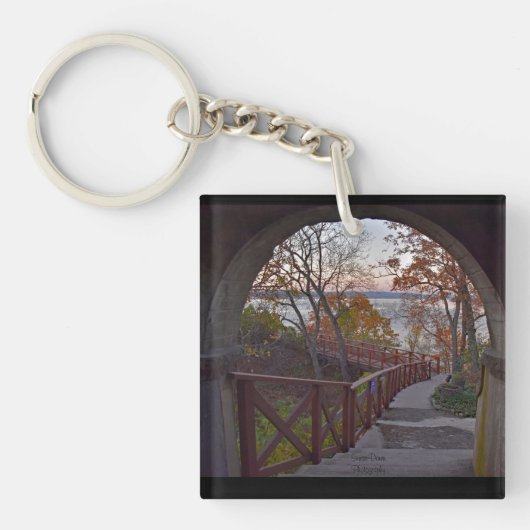 Uitzicht van binnenuit gezien vanuit de Bannerman Sleutelhanger (voorkant)