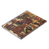 Uitzicht van Bird-Eye van New York City van John F Notitieboek (Linkerzijde)