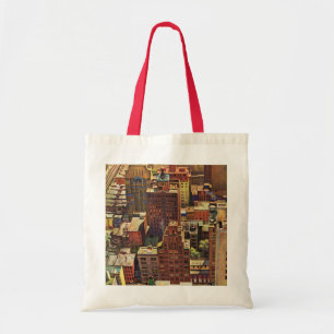 Uitzicht van Bird-Eye van New York City van John F Tote Bag