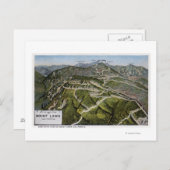 Uitzicht van Bird's Eye in Mountain Briefkaart (Voorkant / Achterkant)
