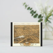 Uitzicht van Bird's Eye van Naperville Illinois (1 Briefkaart (Staand voorkant)