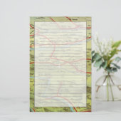 Uitzicht van Birdseyes Grote vlakken Briefpapier (Staand voorkant)
